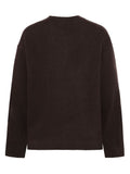 KCA 2080090 Lambswool crew neck jumper 1487 chocolate tarte women