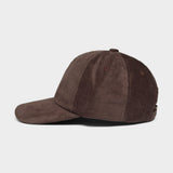 DEDICATED Slussen corduroy soft cap coffee brown unisex
