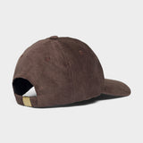 DEDICATED Slussen corduroy soft cap coffee brown unisex