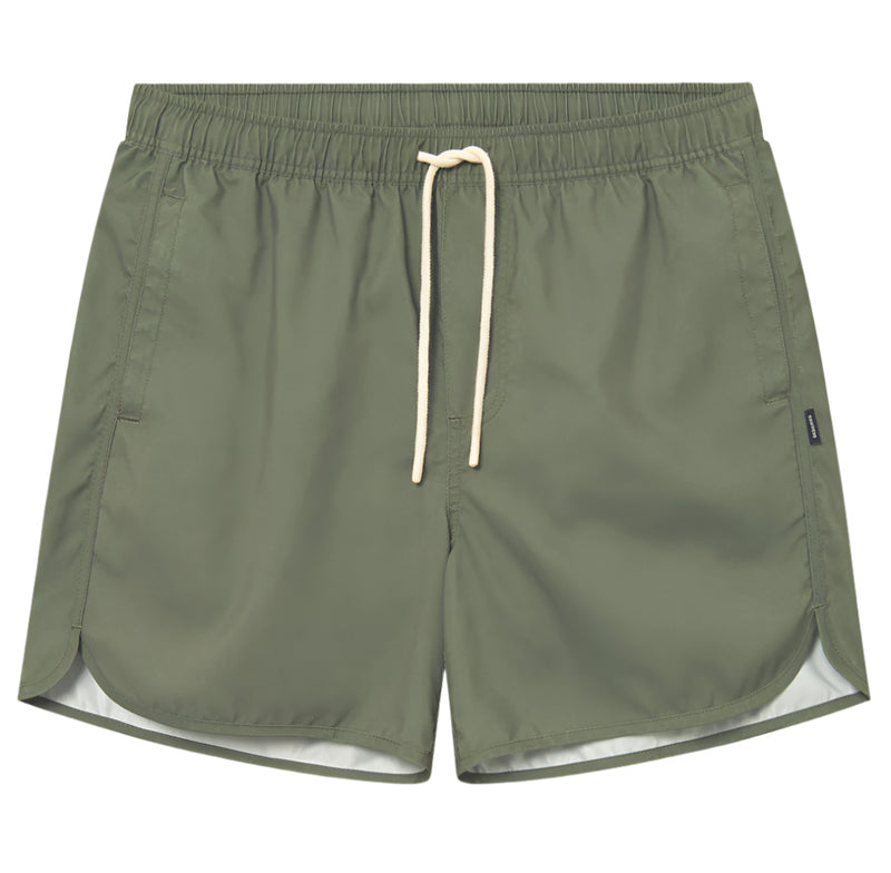 DEDICATED Sandhamn swim shorts leaf green men