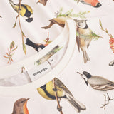 DEDICATED Visby autumn birds t-shirt off white women