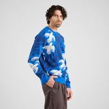 DEDICATED Mora the phoenix sweater blue men