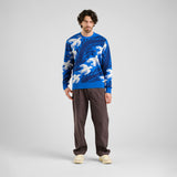 DEDICATED Mora the phoenix sweater blue men