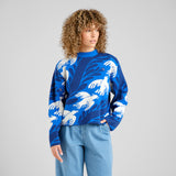 DEDICATED Limhamn the phoenix sweater blue women