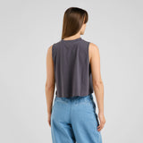 DEDICATED Namsos hemp top charcoal women