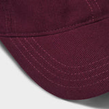 DEDICATED Slussen corduroy soft cap burgundy unisex