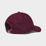 DEDICATED Slussen corduroy soft cap burgundy unisex