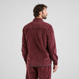 DEDICATED Kil corduroy shirt fig red men