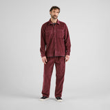 DEDICATED Kil corduroy shirt fig red men