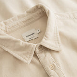 DEDICATED Varberg corduroy shirt oat white men