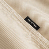 DEDICATED Varberg corduroy shirt oat white men