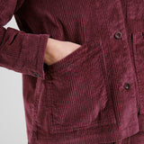 DEDICATED Stiby corduroy jacket fig red women