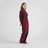 DEDICATED Docksta corduroy overalls fig red women