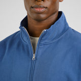 DEDICATED Sandvalla half zip sweatshirt true blue men