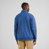 DEDICATED Sandvalla half zip sweatshirt true blue men