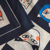 DEDICATED Kullavik cat bingo scarf black unisex