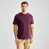 DEDICATED Stockholm base t-shirt fig red men