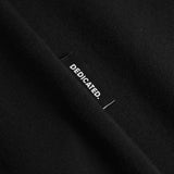 DEDICATED Stockholm line mountains logo t-shirt black men