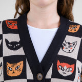 DEDICATED Kanan cat bingo cardigan black women
