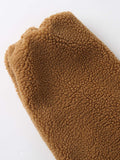 EMBASSY OF BRICKS AND LOGS Sherpa coat earth unisex