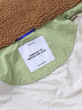 EMBASSY OF BRICKS AND LOGS Sherpa coat earth unisex