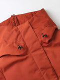 EMBASSY OF BRICKS AND LOGS Mount Pearl utility parka burnt red women