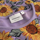 DEDICATED Ven sunflower rib top haze purple women