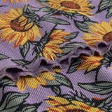 DEDICATED Ven sunflower rib top haze purple women