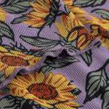 DEDICATED Ven sunflower rib top haze purple women