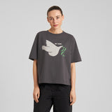 DEDICATED Vadstena be cool t-shirt charcoal women