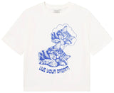 DEDICATED Vadstena live your dream t-shirt off white women