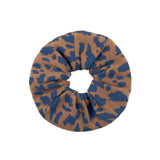 DEDICATED Rib scrunchie leopard light brown women