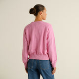 DEDICATED Husie pepita cats jumper moonlite pink women