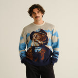 DEDICATED Mora man and sea jumper multicolour men
