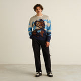 DEDICATED Mora man and sea jumper multicolour men