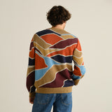 DEDICATED Mora patch valley jumper multicolour men