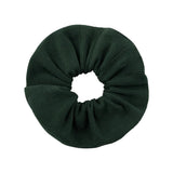 DEDICATED Rib scrunchie dark green women