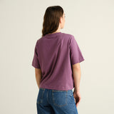 DEDICATED Vadstena base t-shirt berry purple women