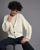 JAN 'N JUNE Lena cardigan off white women