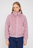 MAZINE Faux fur jacket pale mauve women