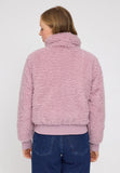 MAZINE Faux fur jacket pale mauve women