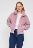 MAZINE Faux fur jacket pale mauve women