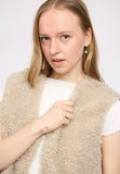 MAZINE Faux fur vest natural women