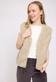 MAZINE Faux fur vest natural women