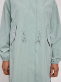 MAZINE Loose fit light parka pale aqua women