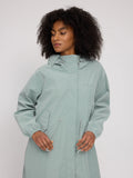 MAZINE Loose fit light parka pale aqua women
