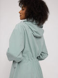 MAZINE Loose fit light parka pale aqua women