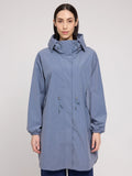 MAZINE Loose fit light parka slate blue women