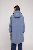 MAZINE Loose fit light parka slate blue women