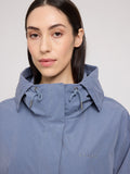 MAZINE Loose fit light parka slate blue women